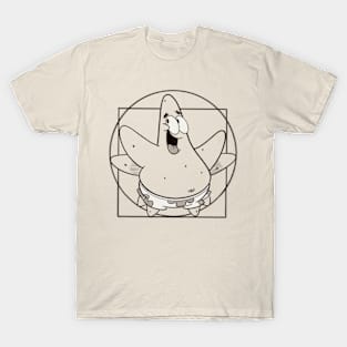 vitruvian patrick star T-Shirt